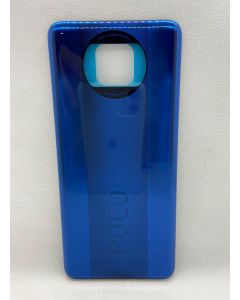 TAMPA TRASEIRA XIAOMI POCO X3 AZUL ESCURO