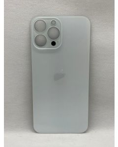 TAMPA TRASEIRA IPHONE 13 PRO MAX (FURO MAIOR) PRATEADA