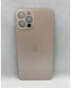 TAMPA TRASEIRA IPHONE 12 PRO (FURO MAIOR) DOURADA