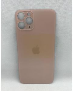 TAMPA TRASEIRA IPHONE 11 PRO (FURO MAIOR) DOURADA