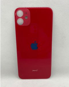 TAMPA TRASEIRA IPHONE 11 (FURO MAIOR) VERMELHA