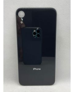 TAMPA TRASEIRA IPHONE XR (FURO MAIOR) PRETA