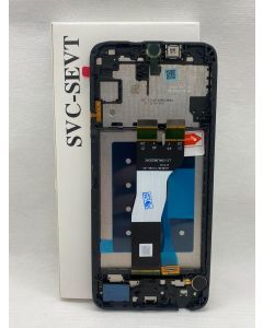 FRONTAL TELA DISPLAY SAMSUNG A05S A057 PRETA COM ARO NACIONAL LCD