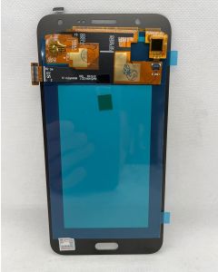 FRONTAL TELA DISPLAY SAMSUNG J7 J700 DOURADA SEM ARO ORIGINAL OLED