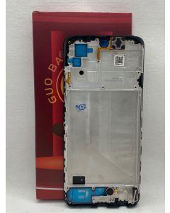 FRONTAL TELA DISPLAY XIAOMI NOTE 10 4G M2101K7AG PRETO COM ARO ORIGINAL VIVID INCELL