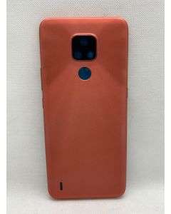 TAMPA TRASEIRA MOTO E7 XT2095-1 LARANJA
