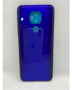 TAMPA TRASEIRA MOTO G9 XT2083 / G9 PLAY XT2083-1 AZUL