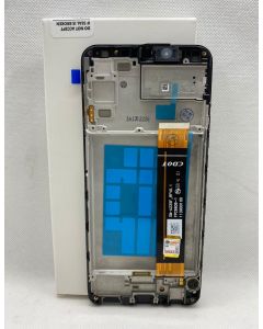 FRONTAL TELA DISPLAY SAMSUNG A23 4G A235 / A23 5G / M23 / M33 PRETO COM ARO NACIONAL LCD