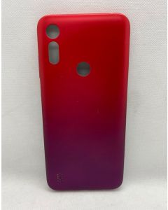 TAMPA TRASEIRA MOTO E6S XT2053 VERMELHA