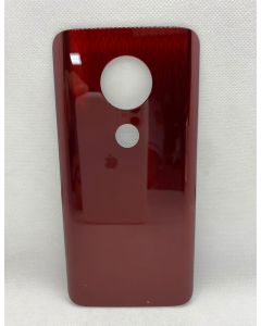 TAMPA TRASEIRA MOTO G7 PLUS XT1965 VERMELHA