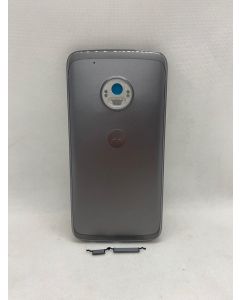 TAMPA TRASEIRA MOTO G5 PLUS XT1683 CINZA