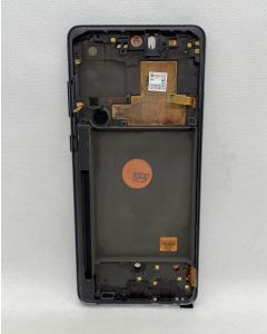 FRONTAL SAMSUNG NOTE 10 LITE N770 PRETO COM ARO NACIONAL AMOLED