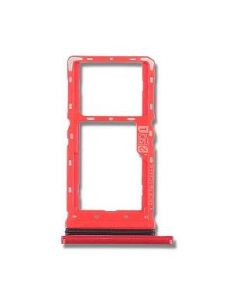 MOTOROLA - GAVETA CHIP MOTO G8 PLUS VERMELHO