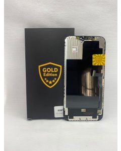 FRONTAL TELA DISPLAY IPHONE 12 PRO MAX (CI REMOVÍVEL) PRETA ORIGINAL (GOLD EDITION) OLED GE-840