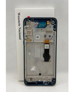  FRONTAL TELA DISPLAY MOTO G8 POWER XT2041 PRETO COM ARO NACIONAL 