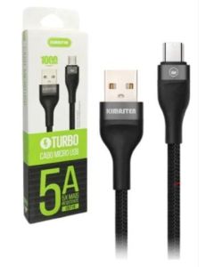 CABO KIMASTER MICRO-USB TURBO 20W CB718 PRETA ORIGINAL