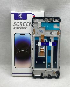 FRONTAL TELA DISPLAY LG K52 K420 / K62 PRETO COM ARO NACIONAL