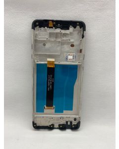 FRONTAL TELA DISPLAY FRONTAL LG K50S X540 PRETO COM ARO ORIGINAL