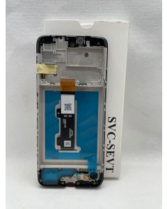 FRONTAL TELA DISPLAY MOTO E40 XT2159 PRETO COM ARO NACIONAL