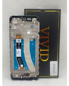 FRONTAL TELA DISPLAY MOTO G32 XT2235 PRETA COM ARO ORIGINAL VIVID
