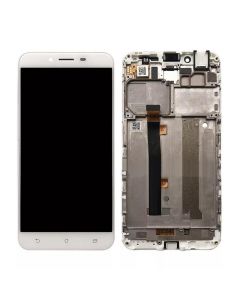 FRONTAL TELA DISPLAY ASUS ZENFONE 3 MAX ZC553KL BRANCO COM ARO NACIONAL