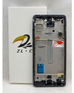 FRONTAL TELA DISPLAY SAMSUNG A52 A525 / A52S A528 PRETA COM ARO ORIGINAL VIVID OLED