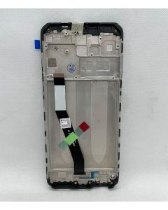 FRONTAL TELA DISPLAY XIAOMI REDMI 9 M2004J19AG PRETO COM ARO NACIONAL