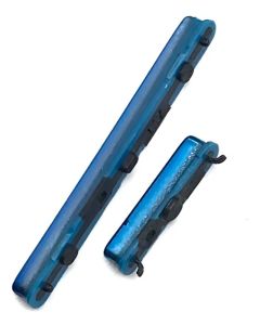 SAMSUNG - BOTÃO EXTERNO SAMSUNG A20 / A30 AZUL CLARO