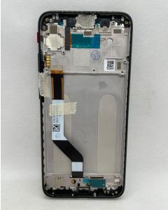 FRONTAL XIAOMI NOTE 7 M1901F7E M1901F7C M1901F7G PRETO COM ARO NACIONAL 