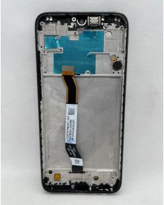 FRONTAL TELA DISPLAY XIAOMI NOTE 8 M1908C3JG PRETO COM ARO NACIONAL
