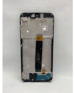 FRONTAL TELA DISPLAY MOTO E6 PLUS XT2025 PRETO COM ARO ORIGINAL LCD