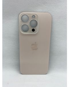 TAMPA TRASEIRA IPHONE 14 PRO (FURO MAIOR) DOURADA