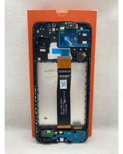 FRONTAL TELA DISPLAY SAMSUNG A13 5G A136 PRETO COM ARO NACIONAL LCD