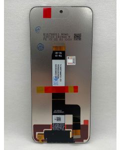 FRONTAL TELA DISPLAY XIAOMI REDMI 12/ REDMI 13 / POCO M6 PRO PRETO SEM ARO NACIONAL