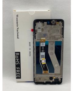 FRONTAL TELA DISPLAY MOTO G62 XT2223-1 PRETO COM ARO NACIONAL