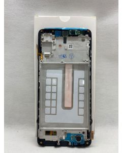 FRONTAL TELA DISPLAY SAMSUNG M53 M536B PRETA COM ARO ORIGINAL VIVID OLED