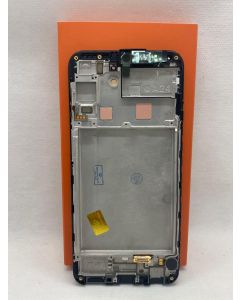 FRONTAL TELA DISPLAY SAMSUNG A24 5G A245 PRETA COM ARO ORIGINAL VIVID OLED