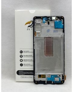 FRONTAL TELA DISPLAY SAMSUNG M54 M546B PRETA COM ARO ORIGINAL VIVID OLED