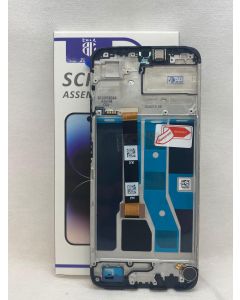 FRONTAL TELA DISPLAY REALME C53 PRETA COM ARO SUNLONG