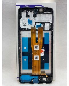 FRONTAL TELA DISPLAY SAMSUNG A06 A065 PRETA COM ARO NACIONAL