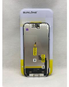 FRONTAL TELA DISPLAY IPHONE 15 (CI REMOVÍVEL) PRETA ORIGINAL SUNLONG OLED