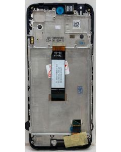 FRONTAL TELA DISPLAY XIAOMI REDMI 12 PRETA COM ARO ORIGINAL