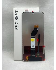 FRONTAL TELA DISPLAY XIAOMI REDMI 13C / POCO C65 PRETA SEM ARO ORIGINAL