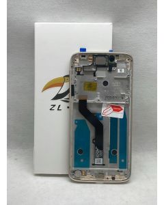 FRONTAL TELA DISPLAY MOTO G7 PLAY XT1952-2 DOURADA COM ARO NACIONAL