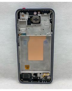 FRONTAL TELA DISPLAY SAMSUNG A35 5G A356 AZUL COM ARO ORIGINAL VIVID OLED