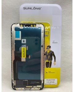 FRONTAL TELA DISPLAY IPHONE X ORIGINAL PRETA SUNLONG FHD