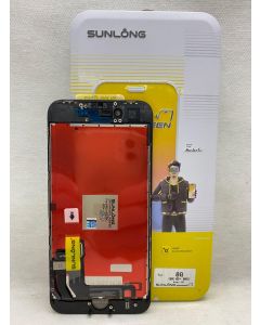 FRONTAL TELA DISPLAY IPHONE 8 / SE 2020 PRETA ORIGINAL SUNLONG FHD