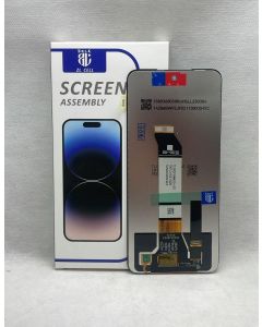 FRONTAL TELA DISPLAY XIAOMI NOTE 10 5G / POCO M3 PRO GM2103K19PG PRETO SEM ARO NACIONAL