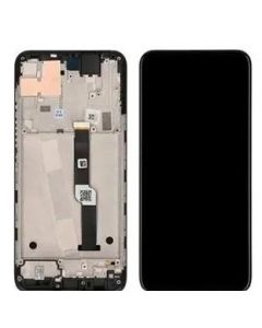 FRONTAL TELA DISPLAY MOTO ONE FUSION PLUS XT2067 PRETO COM ARO ORIGINAL