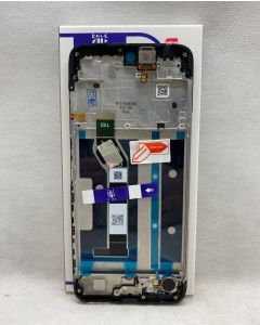 FRONTAL TELA DISPLAY MOTO G05 XT2523 PRETO COM ARO NACIONAL